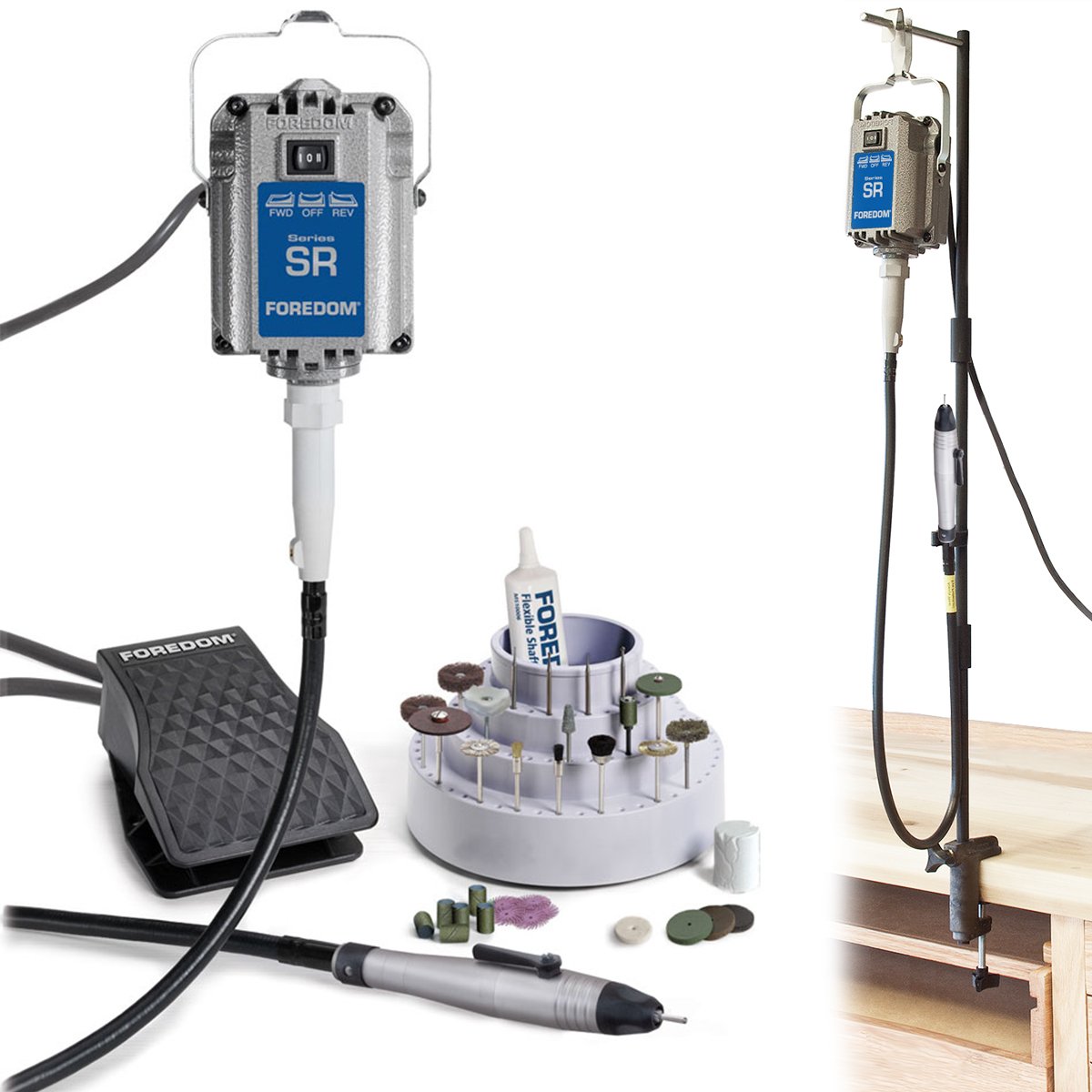 Jewelers Kit with Quick Change Handpiece by FOREDOM