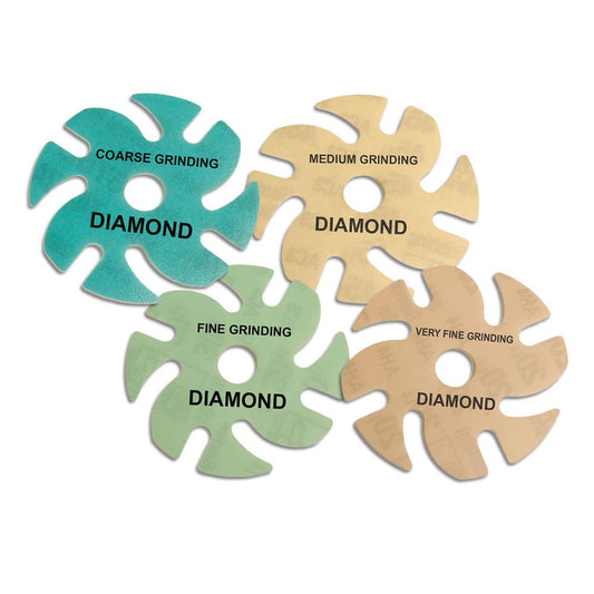 3" Diamond  Microfinishing Combo Set 74,45,30,20 micron 1 of each